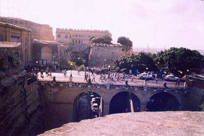 Вид с крепостных стен Валлетты