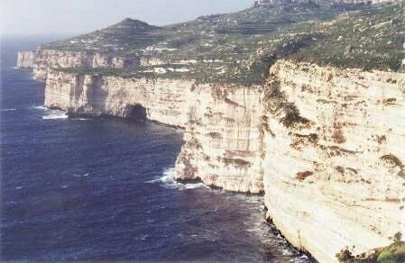 Мальта Обрывы южного берега